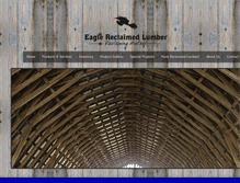 Tablet Screenshot of eaglereclaimedlumber.com